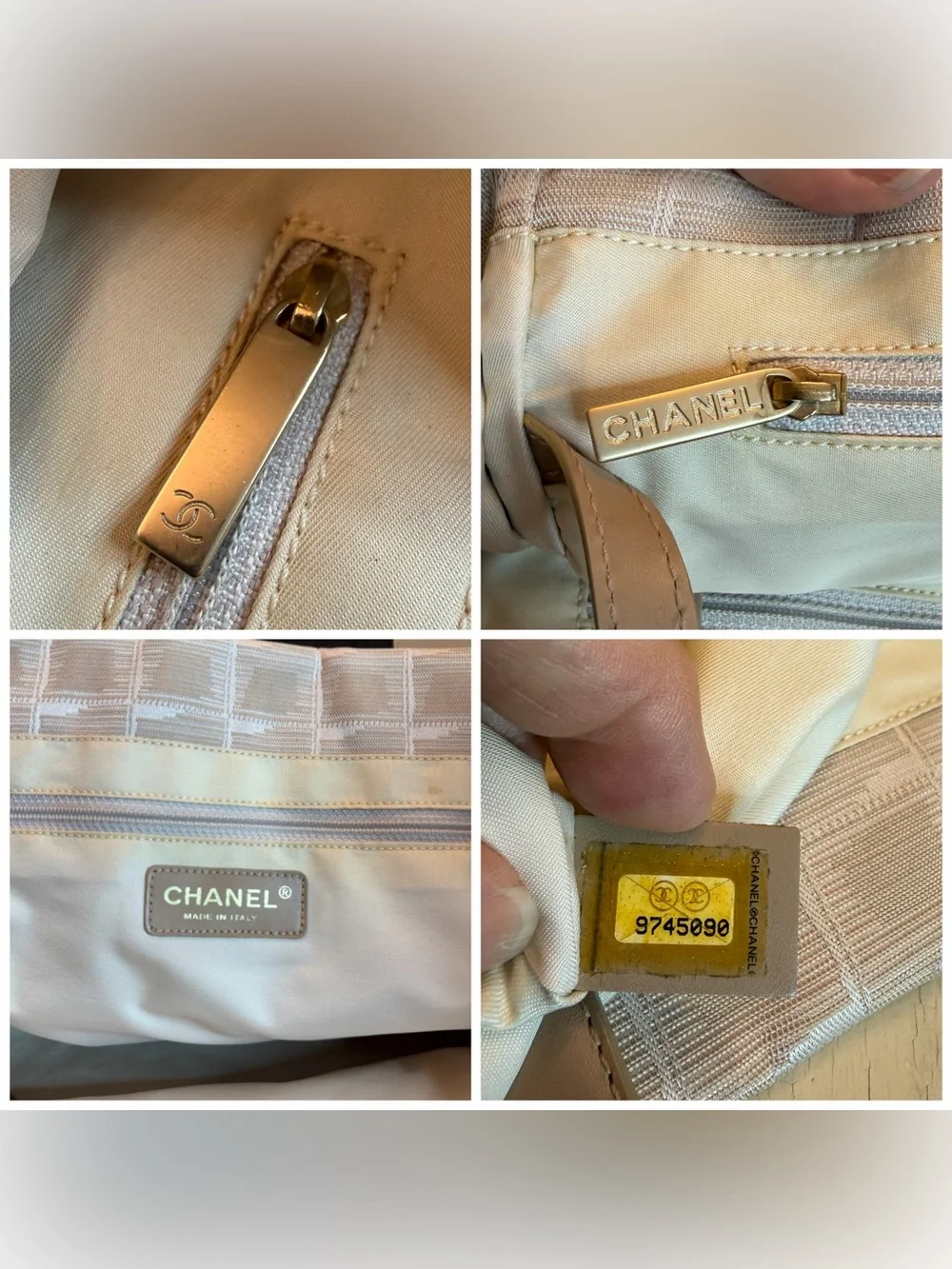 CHANEL elegant beige